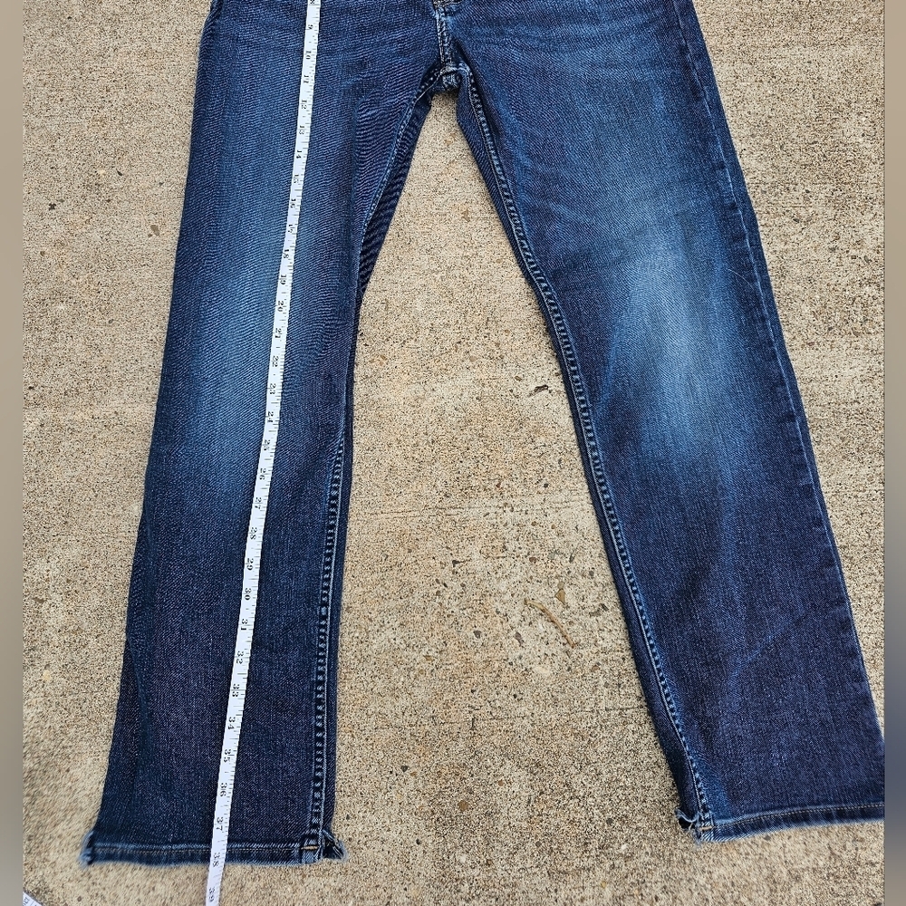 Calvin Klein Blue Straight Jeans Classic Style - Picture 6 of 11